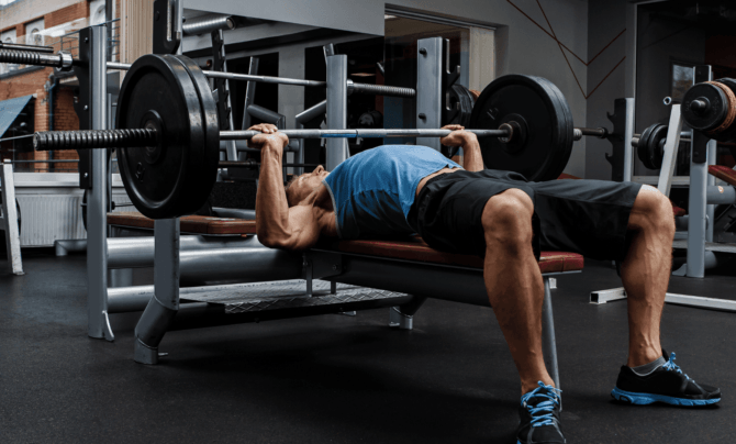 barbell bench press